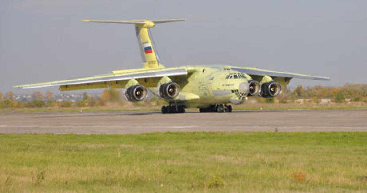 The Russian defense ministry placed the launch order for United Aircraft Corporation’s Il-476 heavy airlifters, ordering 39 of the aircraft on October 3.