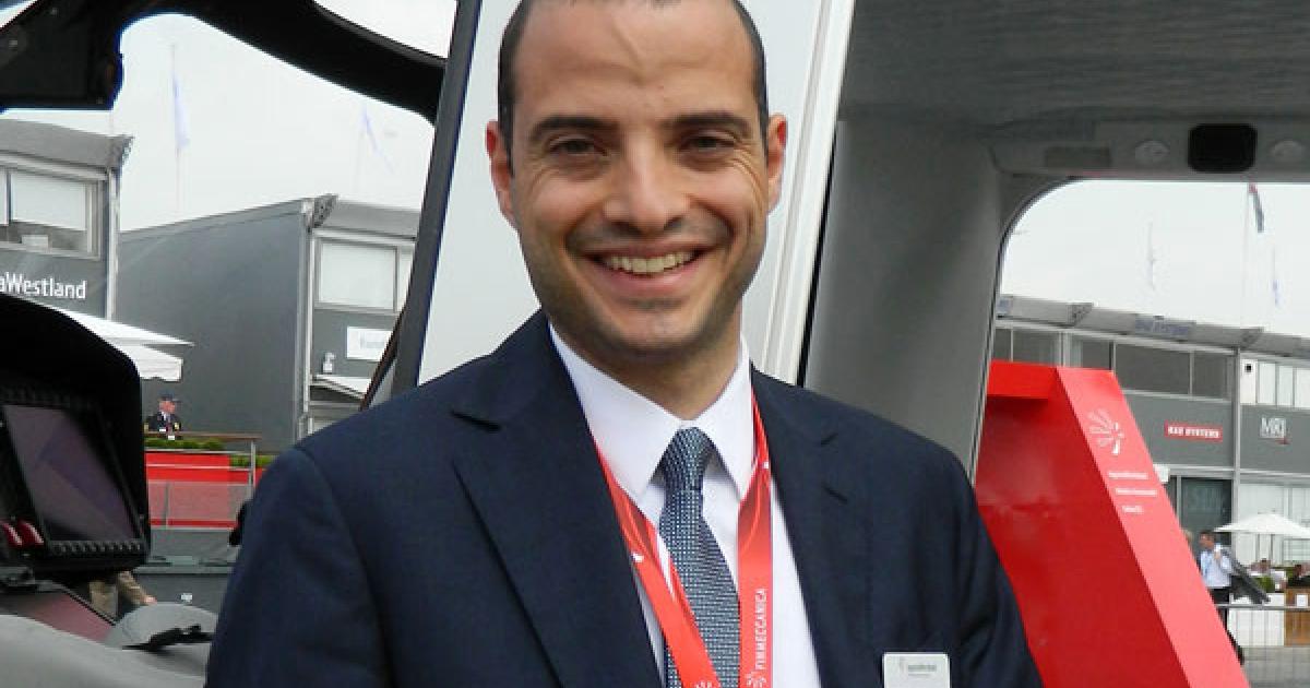 Robert Farnese, AgustaWestland, market positioning and promotion manager
