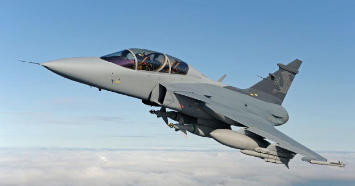 Saab has won the Swiss fighter contest, which should allow full development of the Gripen NG upgrade to proceed. (Photo: Saab)