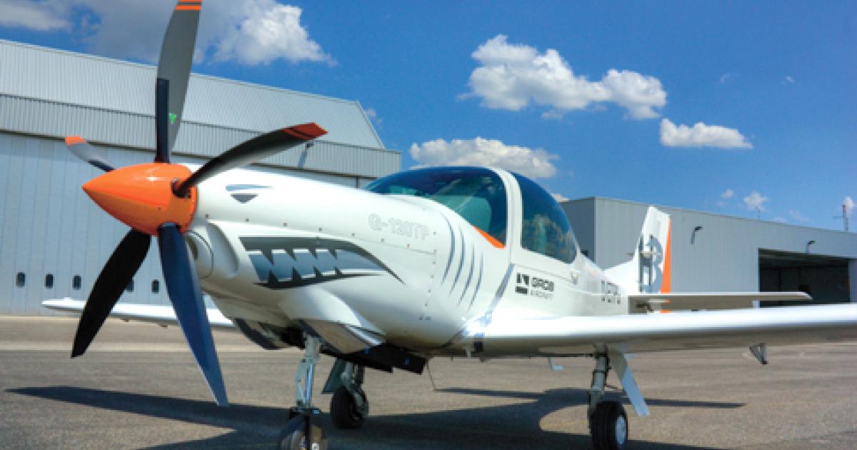 Grob Aircraft is developing the G120TP, a turboprop version of its G115/120 primary trainer. The airplane has already flown.