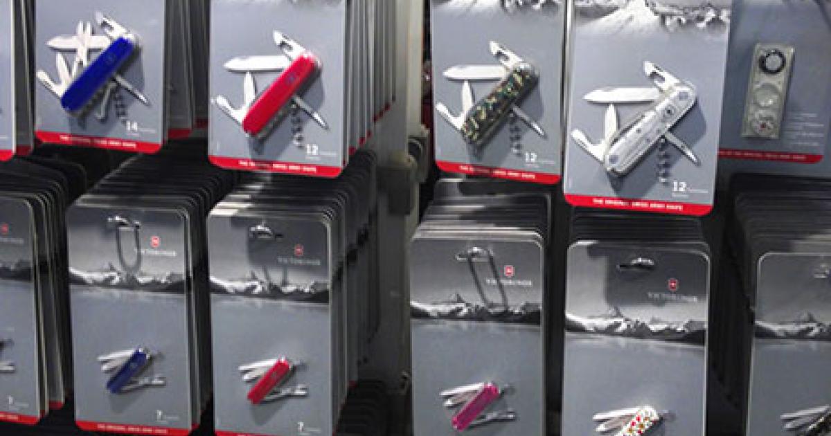 These knives could have been legally purchased in Geneva before boarding a flight to the U.S.