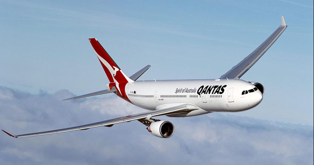 The cancellation of Boeing 787s is part of a fleet adjustment plan at Qantas Airways that will also see some of these Airbus A330s reassigned to domestic services in Australia. (Photo: Airbus)