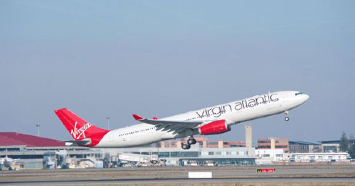 The Virgin Atlantic brand will continue to feature prominently in the transatlantic air transport business following Delta Air Lines’ purchase of 49 percent of the UK carrier, insists Virgin Group boss Richard Branson. (Photo: Airbus) 