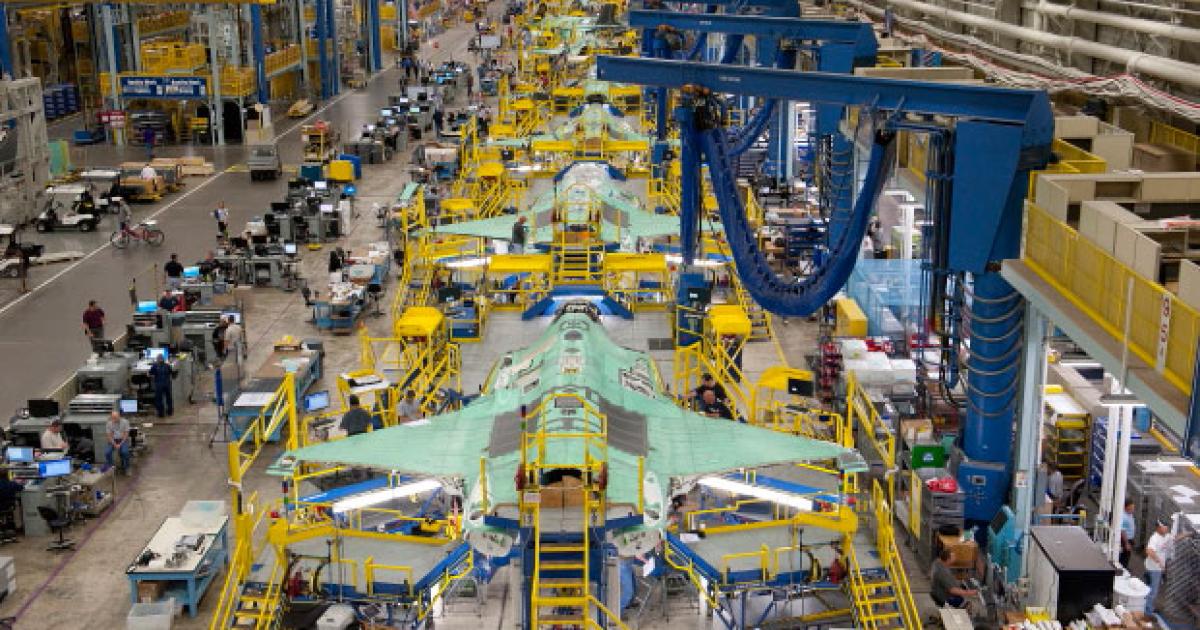 The ramp-up of F-35 production is being slowed, but Lockheed Martin says that international partners will still be getting lower prices. (Photo: Lockheed Martin) 