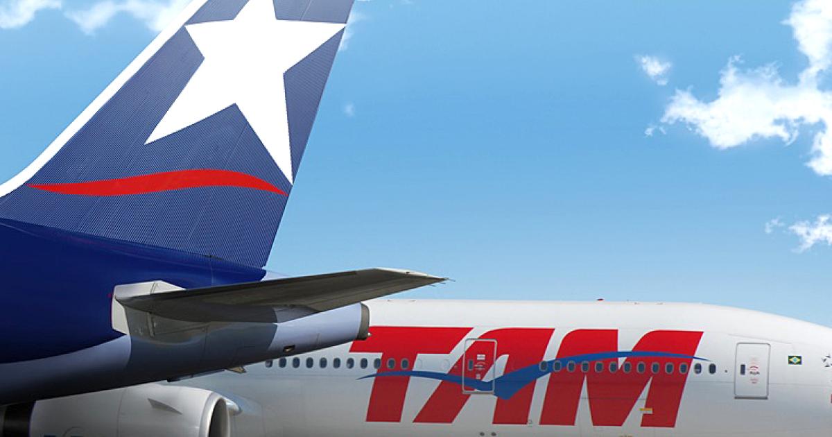 Chile’s LAN and Brazil’s TAM posted a combined net income of $49.7 million last quarter. 
