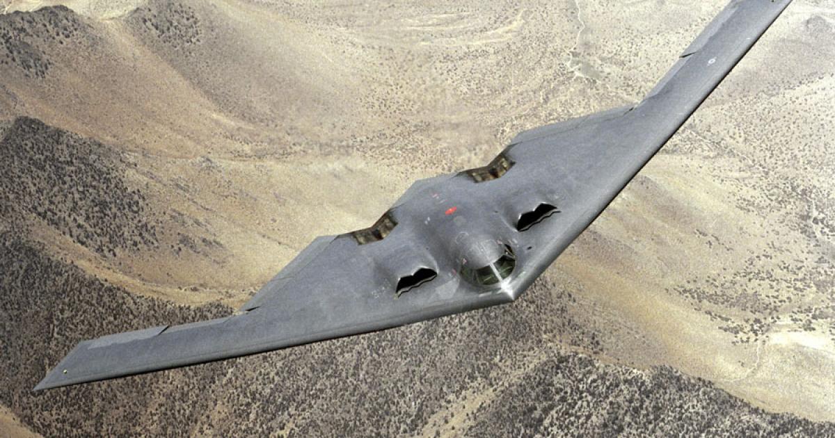 Prime contractor Northrop Grumman selected BAE Systems to replace the current AN/APR-50 defensive management system on the stealthy B-2 Spirit bomber. (Photo: Northrop Grumman)