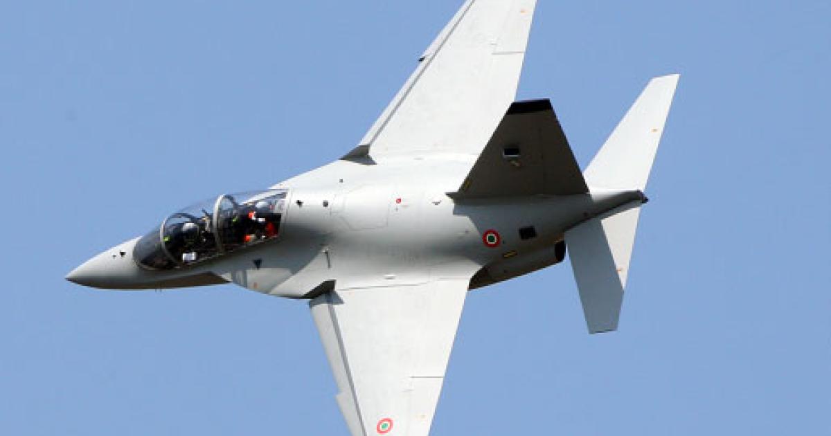 Italy is the latest country to offer to pool or share military pilot training with other air forces, in this case for the T-346 trainer.