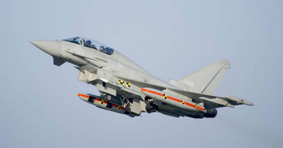 A Meteor BVRAAM firing was conducted from a Eurofighter Typhoon in December. (Photo: Eurofighter)