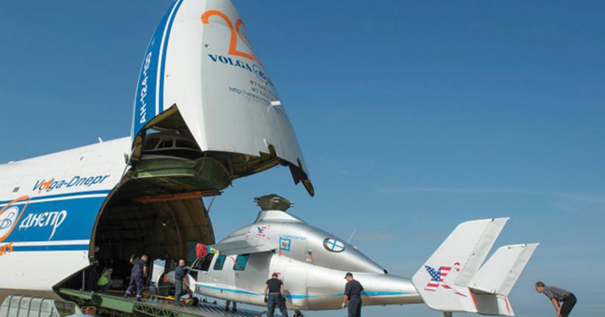 Cargo specialist Volga-Dnepr has found a profitable niche in the transport of all types of helicopters worldwide. Its An-124 and Il-76 aircraft can transport helicopters as large as the Sikorsky CH-53.