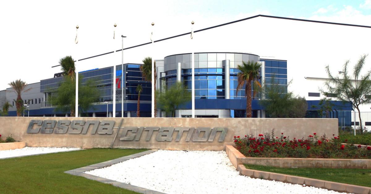 Cessna's largest European service center located in Valencia, Spain.