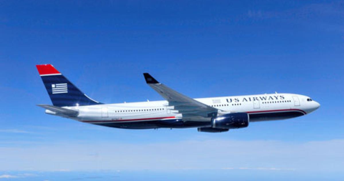 US Airways will start using the SafeRoute suite of NextGen-compliant navigation aids on its Airbus A330s operating on transatlantic routes. (Photo: Airbus)