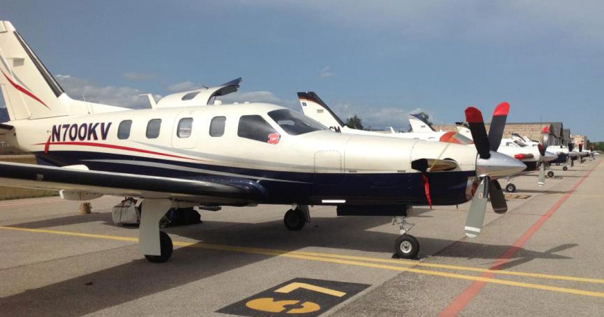 Daher-Socata’s TBM 850 turboprop has been a hot seller, with 95 percent of planned production sold. (Photo: David McIntosh)