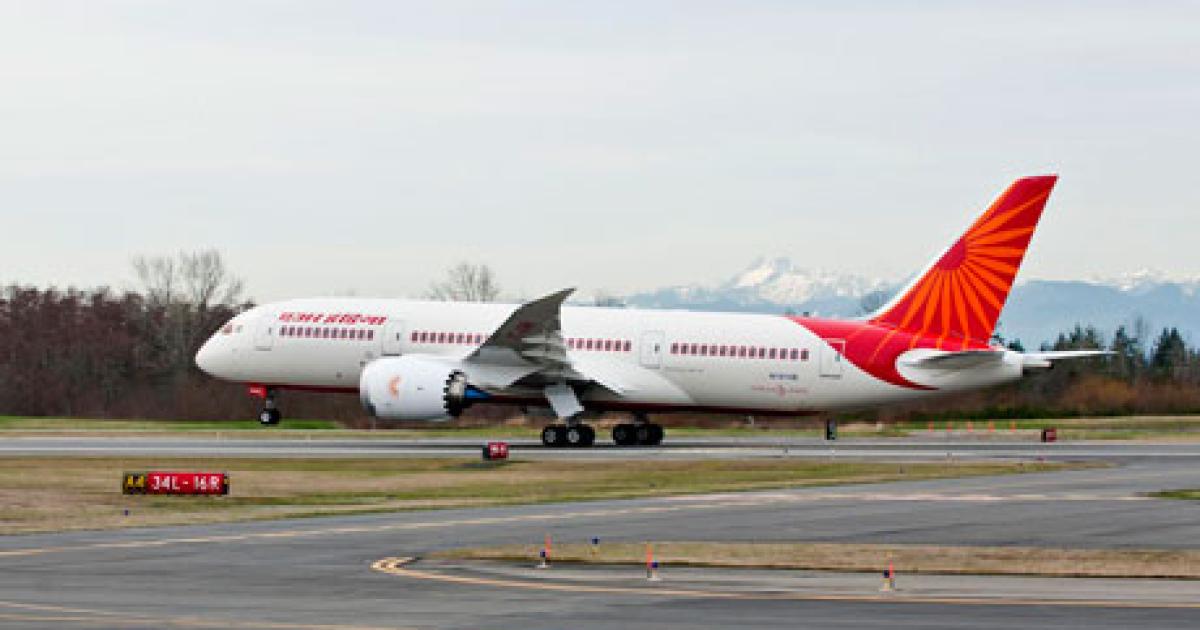 Air India reintroduced Boeing 787 service on May 15. (Photo: Boeing)