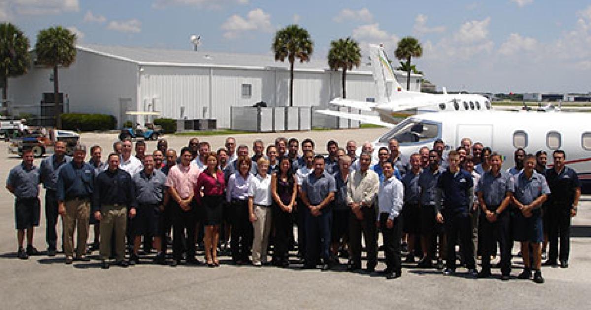 Banyan recognized more than 80 members of its avionics, maintenance and parts teams at the recent AMT Day lunch.