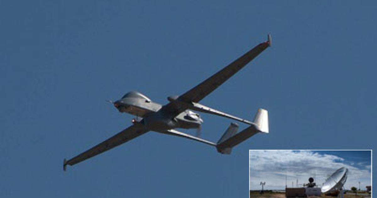 In a test flight in Spain recently, an IAI Heron 1 UAV was flown into civil airspace to test satellite communications with ATC and emergency procedures. (Photos: European Defence Agency)