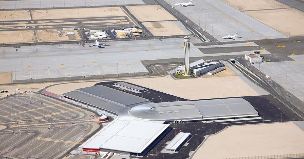 Plans for the Dubai World Central, also known as Al Maktoum International Airport, include establishing several free zones and real estate projects. DWC saw 8,200 aircraft movements–mostly cargo and training flights–in 2011, its first full year of operation.