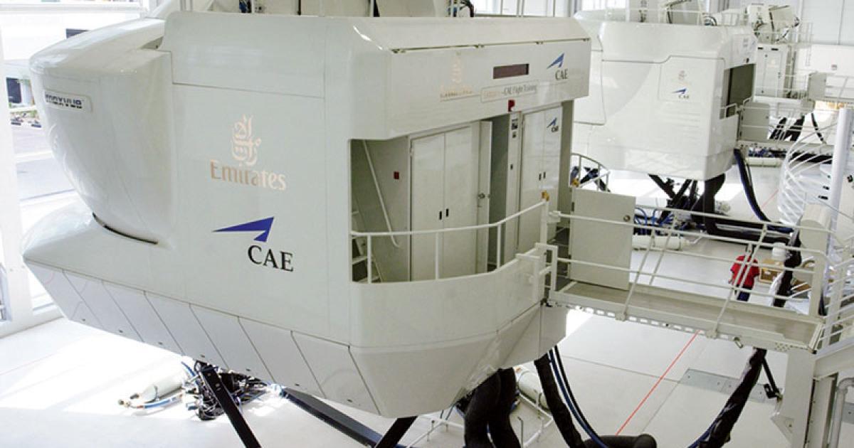 CAE has been training pilots in the Middle East for a decade and recently announced plans to open its second training center in the region.