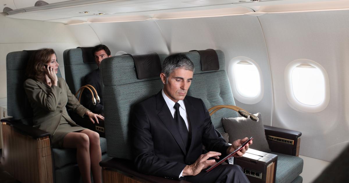  OnAir says that many corporate jet operators believe that availability of in-flight telephony and Internet services is a key differentiator for business travelers.