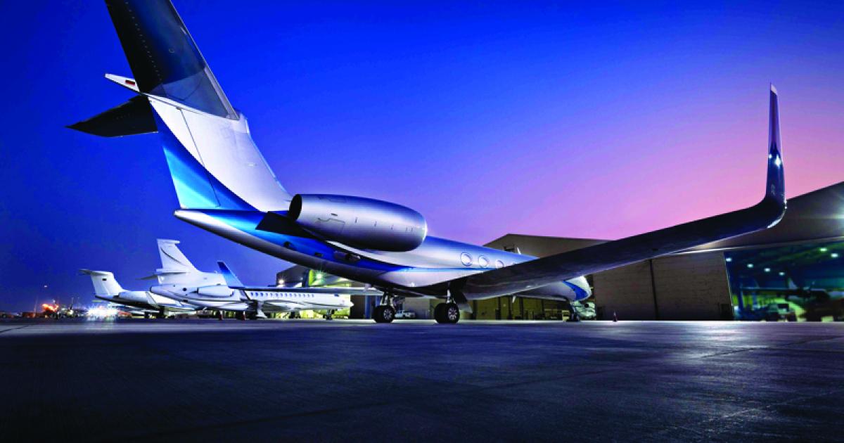 Abu Dhabi's Al Bateen Executive Airport has seen strong traffic growth since the former military base was converted into the Arabian Gulf's first dedicated business aviation airport.