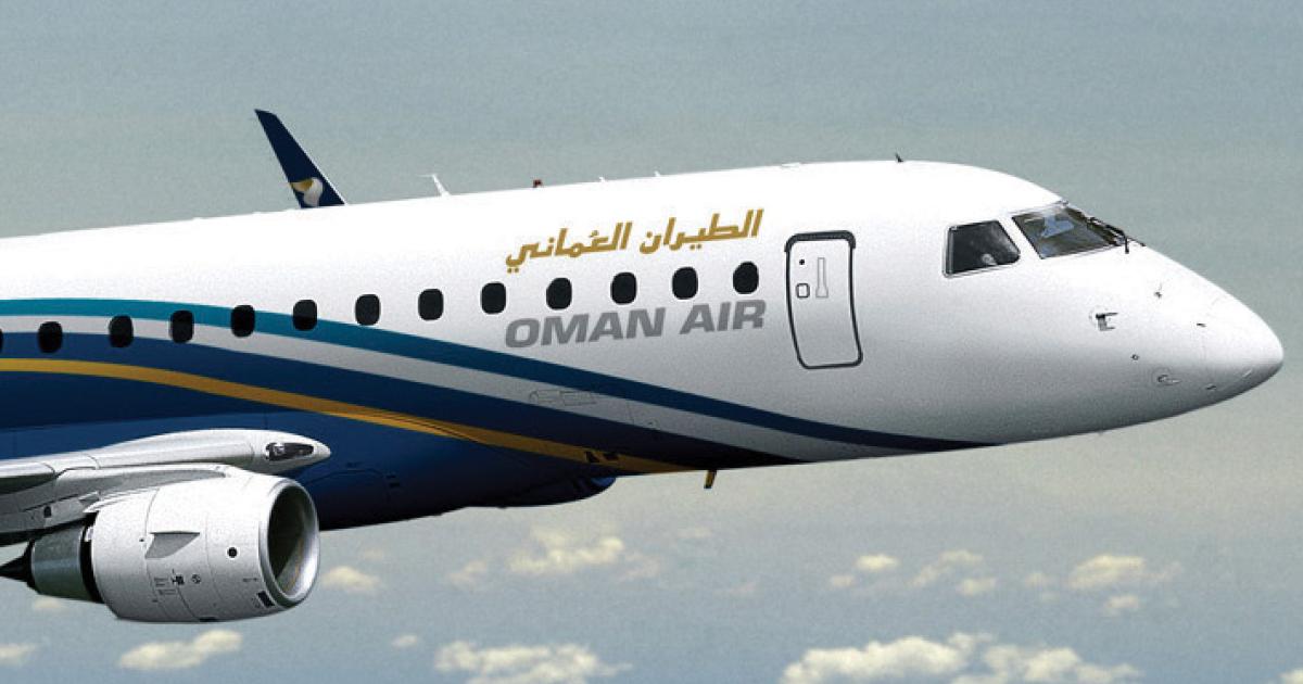 Oman Air Embraer 175