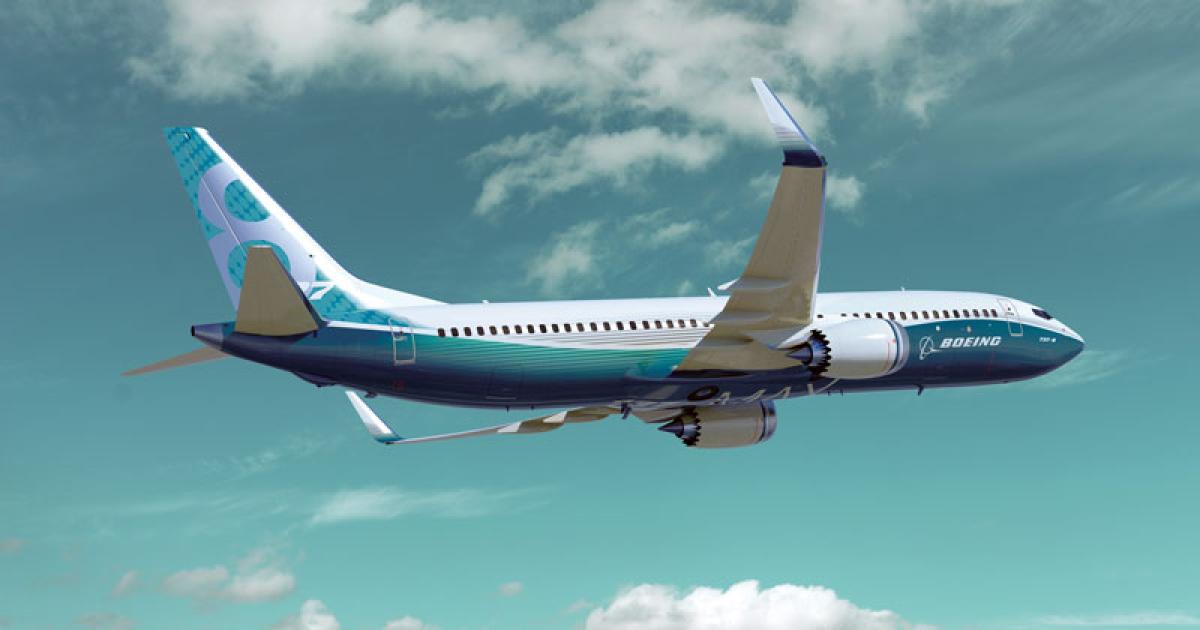 Boeing expects the 737 MAX to reach the market by 2017. It will be powered by CFM International’s new Leap-1B engine, which will have a fan diameter somewhere between the current CFM56-7's 61 inches and the Leap-1A's (for the Airbus A320neo) 78 inches. 