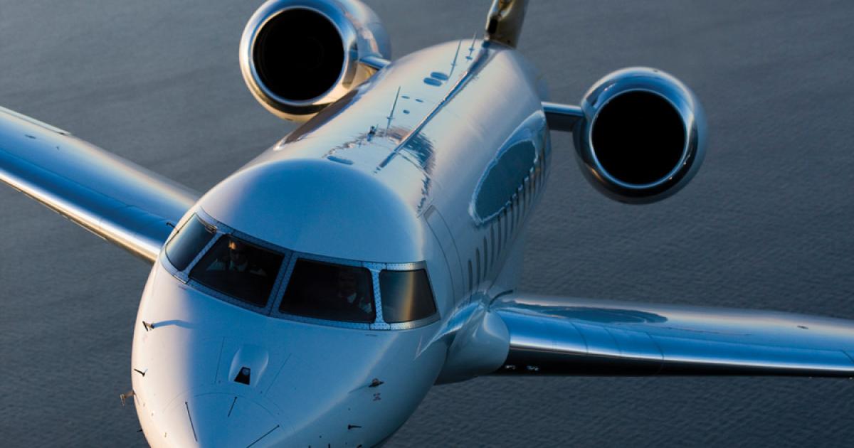 VistaJet’s Global 6000  visited  MEBA as it neared the end of a  12-city tour throughout Asia.