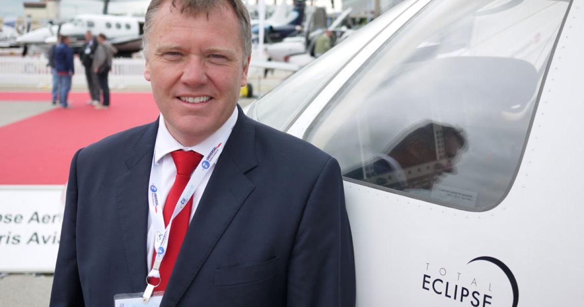 David Hayman, CEO of Aeris Aviation, exclusive distributor for the Eclipse VLJ in Europe, is considering launching a shared-ownership program to encourage wider ownership.
