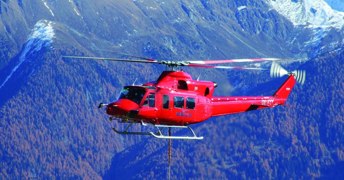 The Bell 412 helicopter is soon to be the latest rotorcraft to be certified to use BLR Aerospace's FastFin rotor enhancement and stability system.