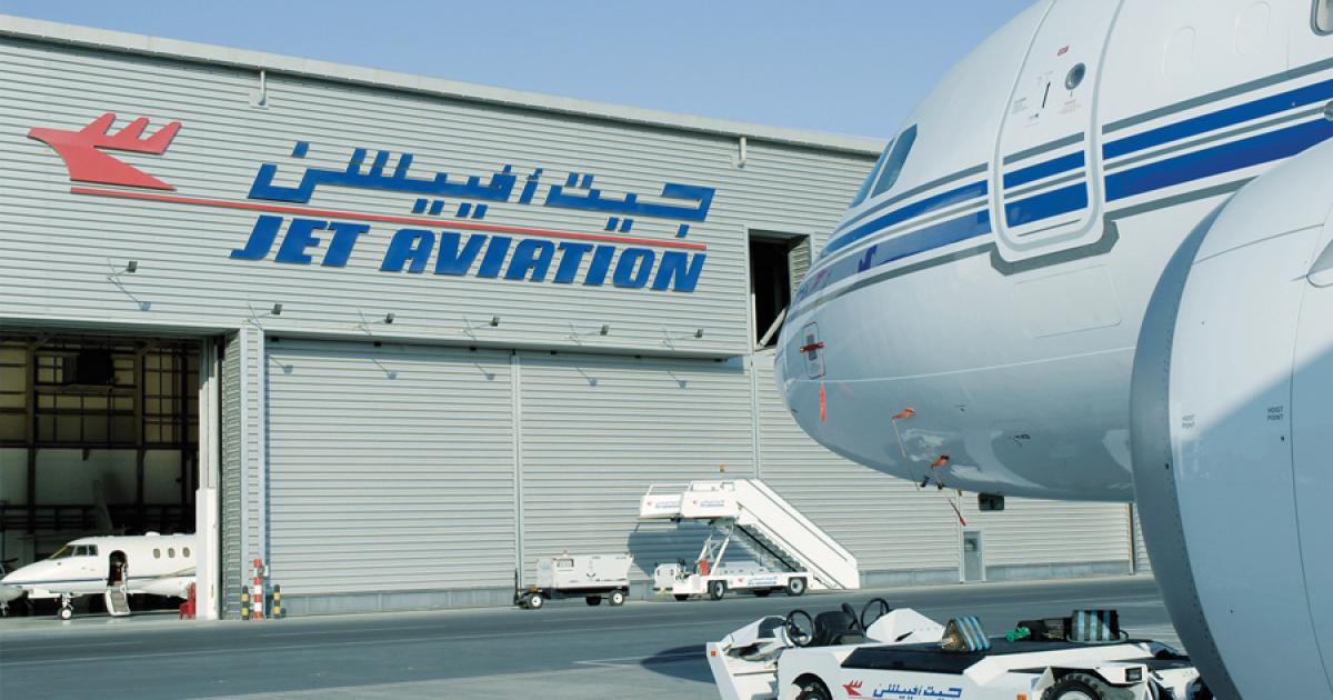 Jet Aviation has expanded its MRO and FBO services at its Dubai facility, having recently received FAA approval to perform base and reguarly scheduled maintenance on a variety of business aircraft.