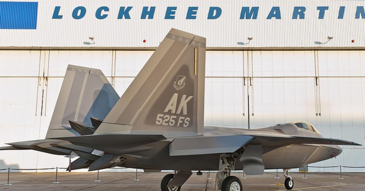 The 195th and final F-22 Raptor for the U.S. Air Force was delivered from Lockheed Martin Aeronautics in Marietta, Ga., on May 2. (Photo: Lockheed Martin)