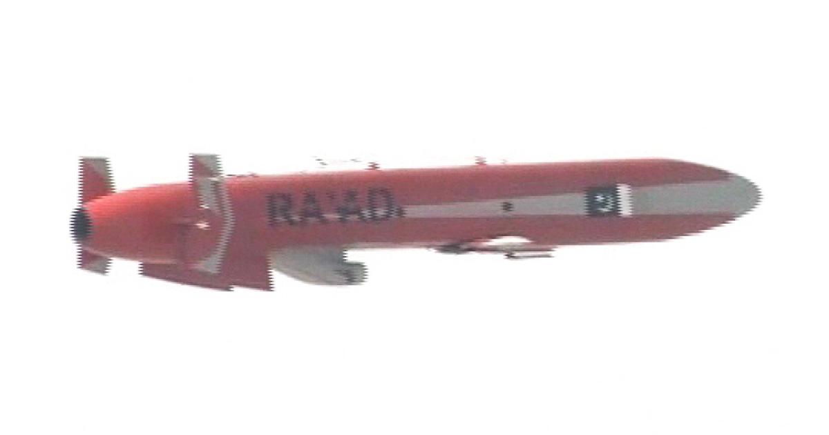Pakistan performed another flight test of the indigenous Ra’ad air-launched cruise missile, which is also designated Hatf-VIII. (Photo: ISPR Pakistan)
