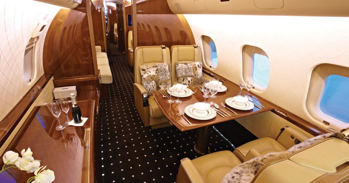 Oryx Jet Global 5000 Interior