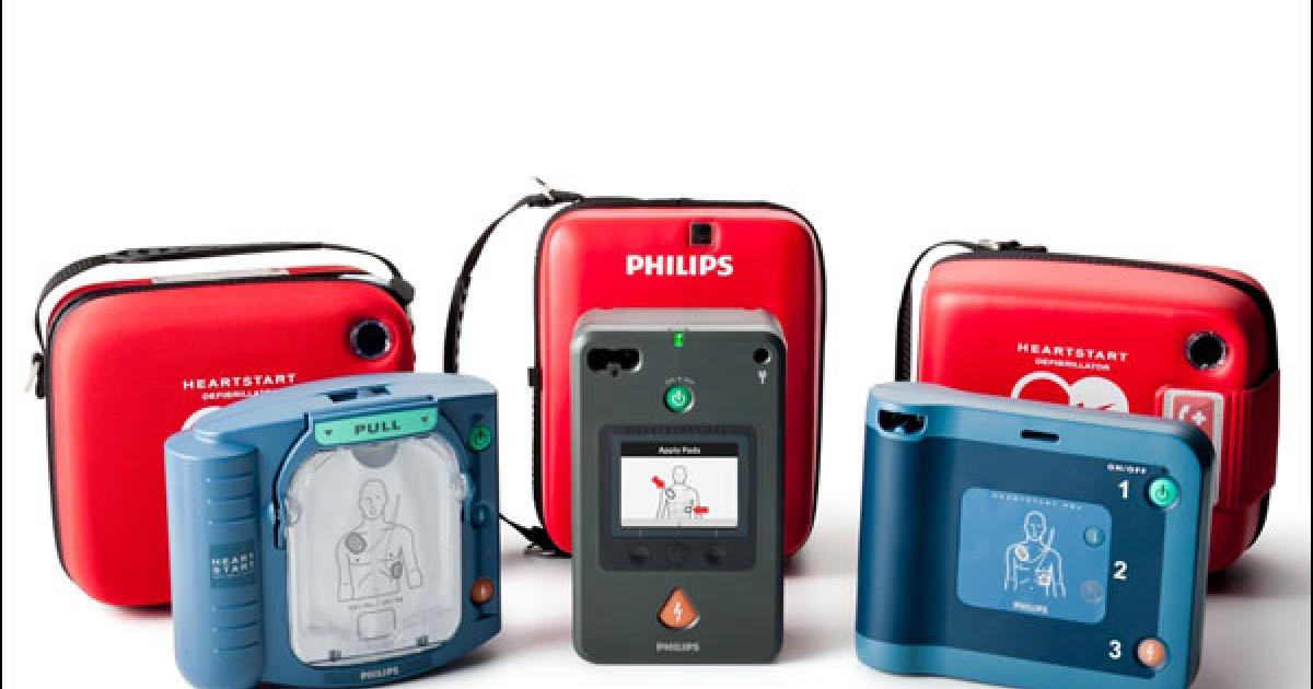 HeartStart automatic external defribrillators (AEDs)