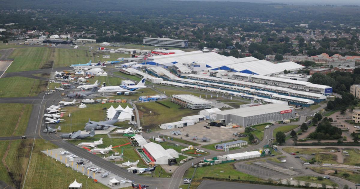 There was plenty of defense news at the 2012 Farnborough airshow. (Photo: Mark Wagner)
