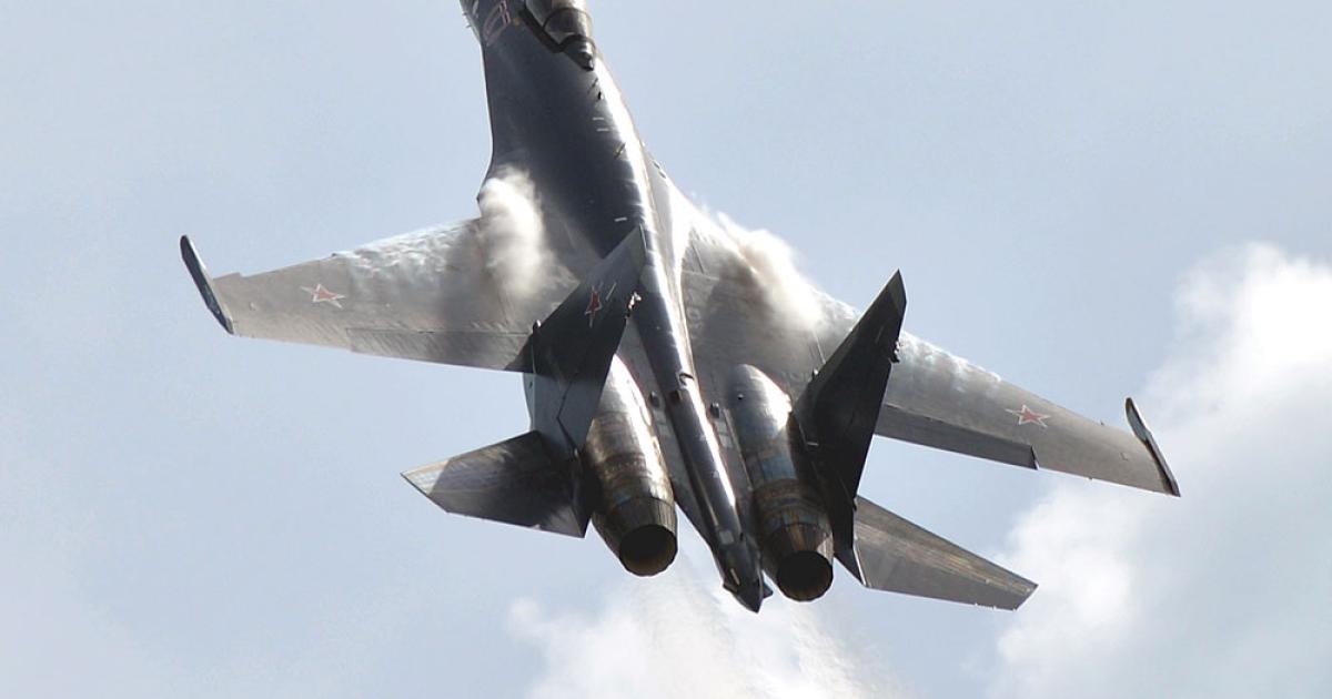China reportedly has signed a deal for 24 single-seat multi-role Sukoi Su-35s. Deliveries are expected to begin in 2015.