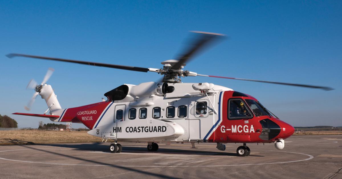 Three new Sikorsky S-92s arrived at Sumburgh on May 11 this year in preparation for Bristow taking over the UK Coastguard SAR contract at the base from June 1, and from Stornoway on July 1. These aircraft will ultimately form part of the company’s longer-term nationwide commitment. 