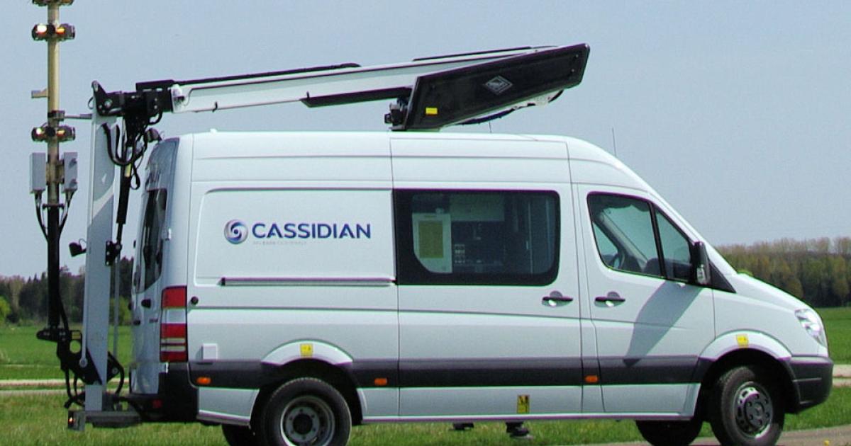 A single passive radar system detecting reflections from FM, DAB and DVB-T transmissions can be carried in one mobile van, including displays and operator seating. The mast retracts to stow above and behind the vehicle, and all other external parts can be stowed inside when the vehicle is on the move.