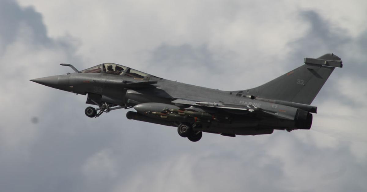 The Dassault Rafale (pictured), Eurofighter Typhoon and Saab Gripen are often in competition for the same export orders.