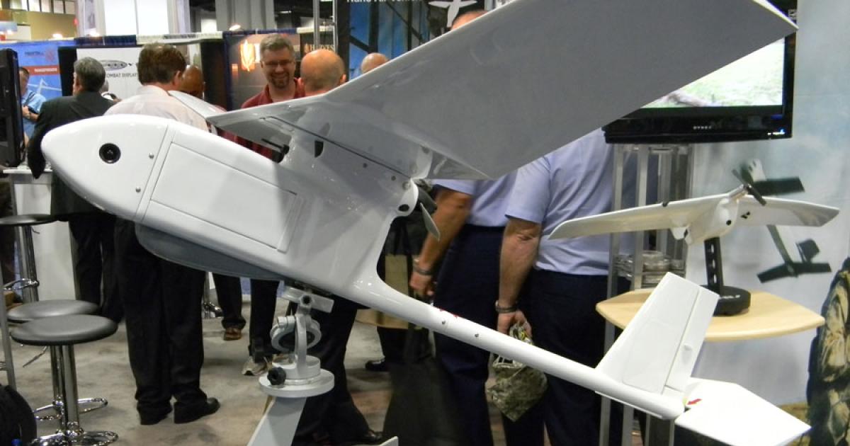 An Aerovironment RQ-11B Raven, the UAV mentioned in the report by the UN Monitoring Group on Somalia and Eritrea. (Photo: Bill Carey)