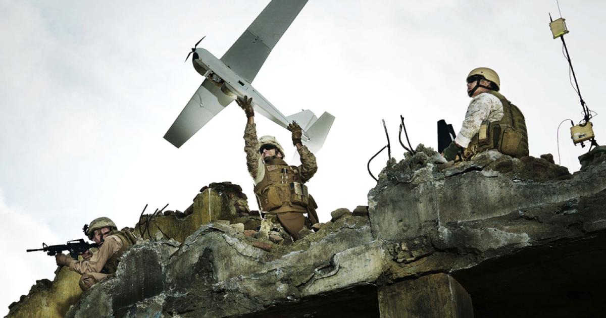 The U.S. Army has ordered 180 of the new AeroVironment Puma, a hand-launched, unmanned aircraft system, for Afghanistan operations. (Photo: AeroVironment)