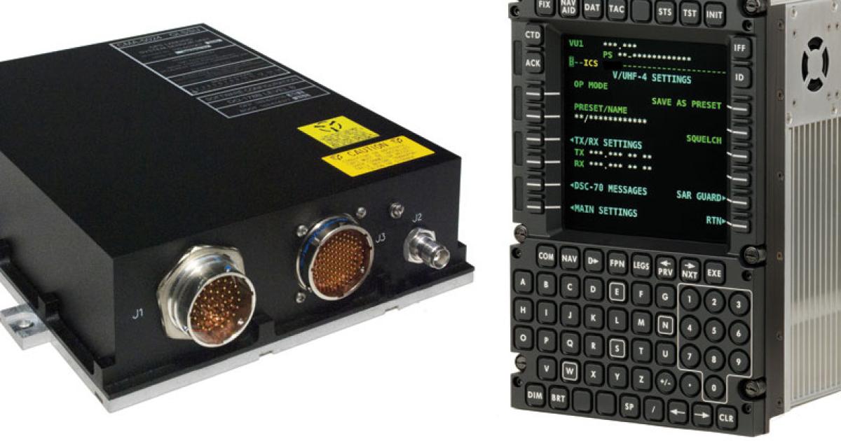 CMC Electronics is providing its CMA-4000 FMS and CMA-5024 GPS to help Lockheed Martin modernize the cockpits of the U.S. Navy’s C-130T fleet.