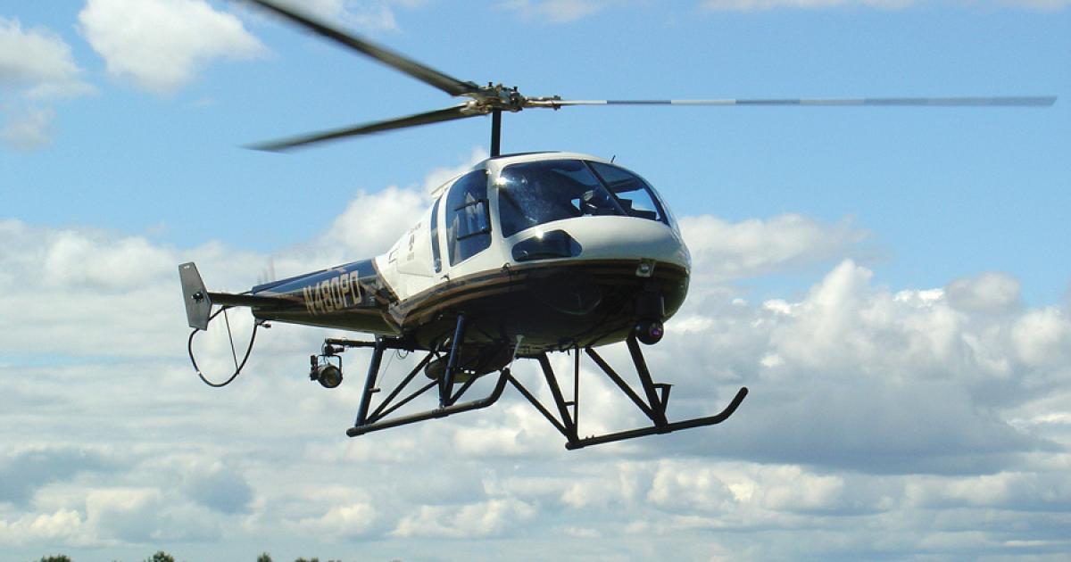 The Enstrom 480B is certified in 25 countries, most recently Japan. This is the Guardian version for law enforcement operations. 