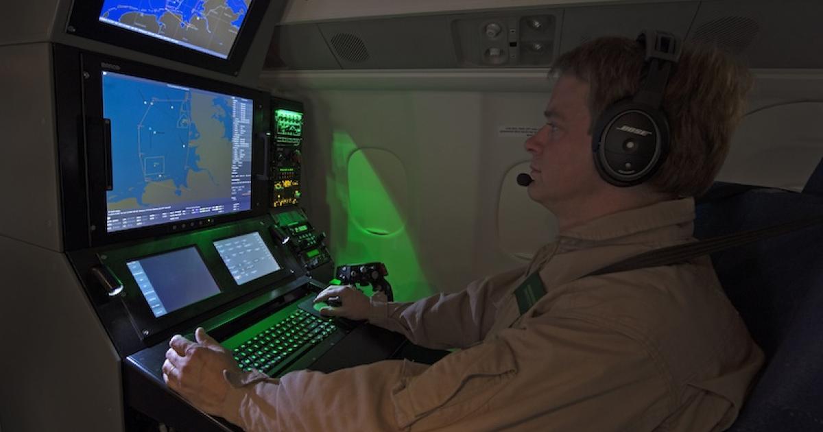 In baseline configuration the 340MSA’s mission system can easily be operated by one operator.