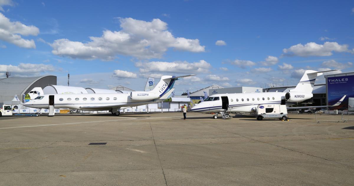 Gulfstream not only set a slew of speed records with the two business jets flown to Paris, but the company has also opened a sales and design office in London’s Mayfair. (Photo: David McIntosh)
