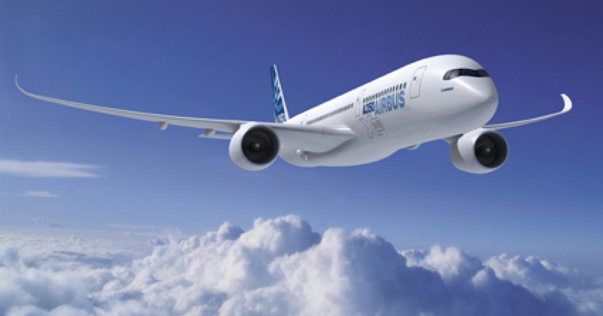 The recent ruling on government subsidies to Airbus did not address European loans proffered for the A350XWB. (copyright Airbus)