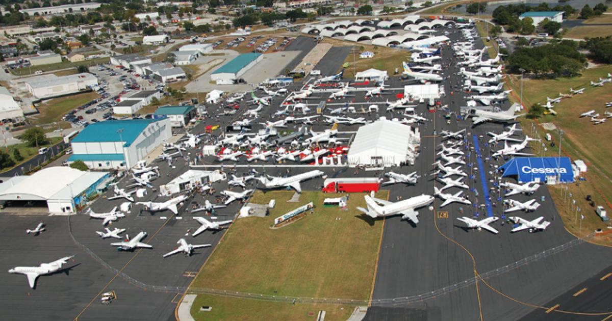 There were 100 aircraft on static display at last year’s NBAA Convention in Orlando, Fla., and organizers expect approximately the same number next month at Atlanta’s DeKalb-Peachtree Airport.
