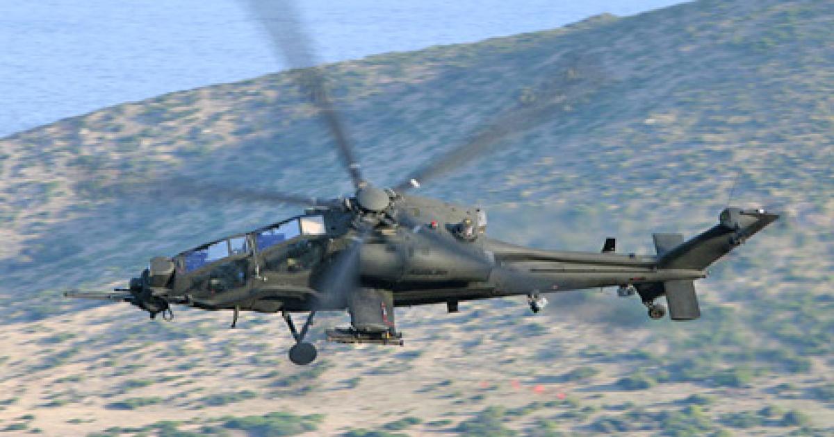 Turkey is building the T129 version of the AgustaWestland AW129 attack helicopter but is urgently seeking other aircraft to fill its interim need for helicopter gunships. (Photo: AgustaWestland)