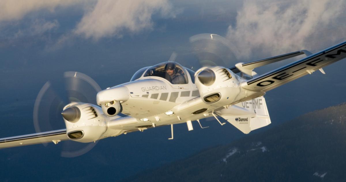 The Diamond DA-42 is carving a substantial niche as a low-cost surveillance p