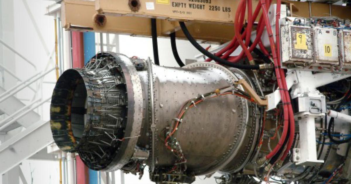 Derived from the YF120 engine that lost the F-22 powerplant competition, the GE/RR F136 faces an uphill struggle to stay funded as an alternate F-35 JSF engine. (Photo credit: GE)