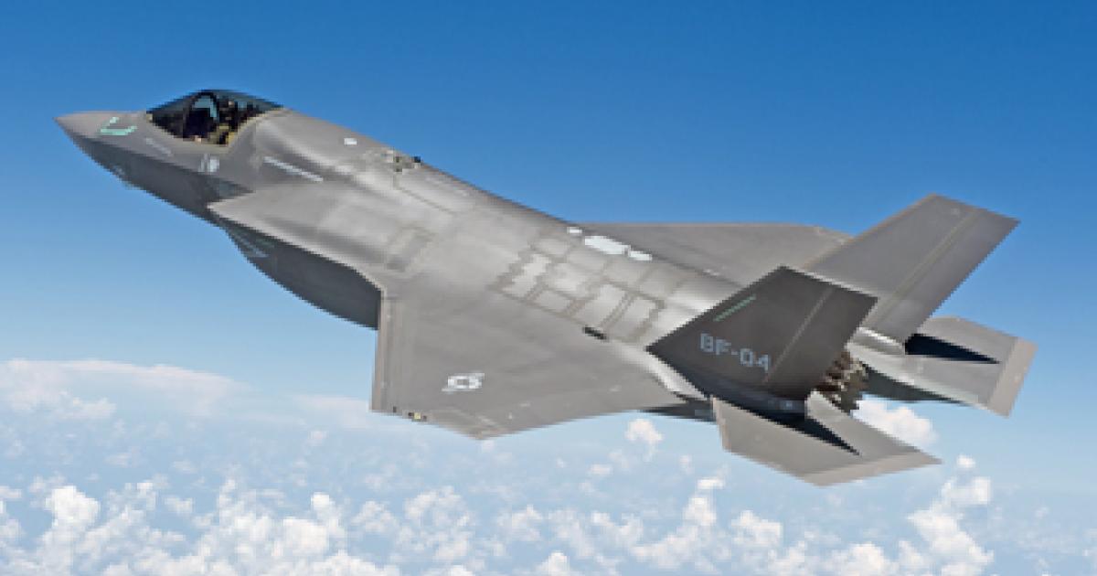 Lockheed Martin predicts the average cost of the F-35 should be about the same as for an F-18 or Block 60 F16–less than $60 million per airplane.